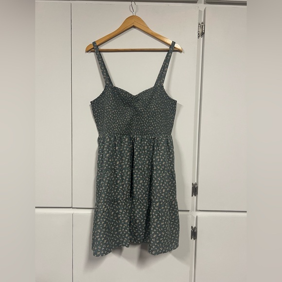New - Madewell Tucker Tie Strap Mini Dress - Picture 4 of 10